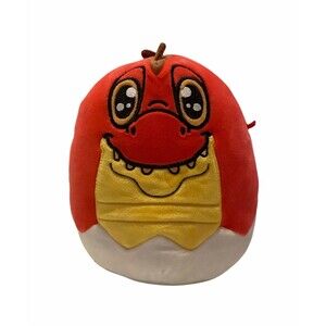 Sheldon Dragon Squishmellow Ryan’s World 7 inch Red Super Soft Plush Pillow